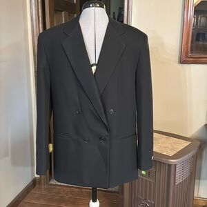 NWOT Arrow black double breasted lined with two front pockets Boys  size 18 Reg